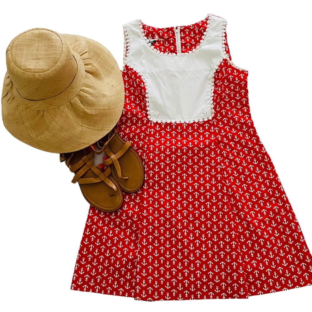 Vintage Nautical Dress - size 4